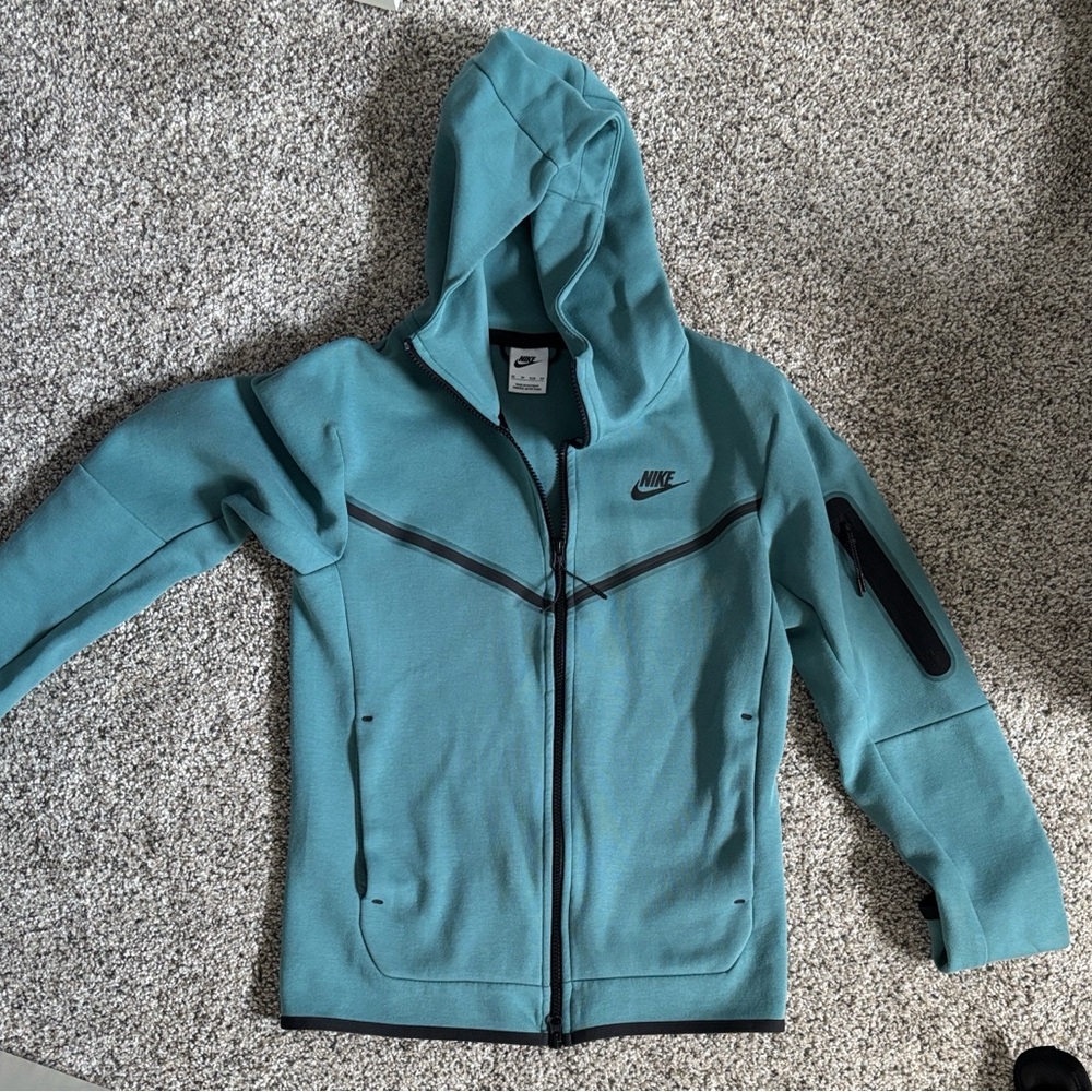 Nike Tech Full-Zip Hoodie with Black Details
